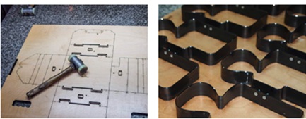 Wykrojnik płaski – opakowania kartonowe